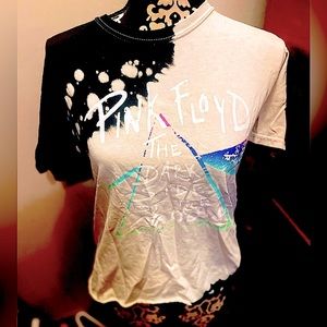 Women’s Pink Floyd crop tee size medium